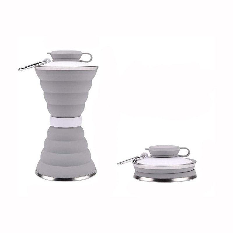 The Minimalist 500ml Folding Bottle - compact travel essentials