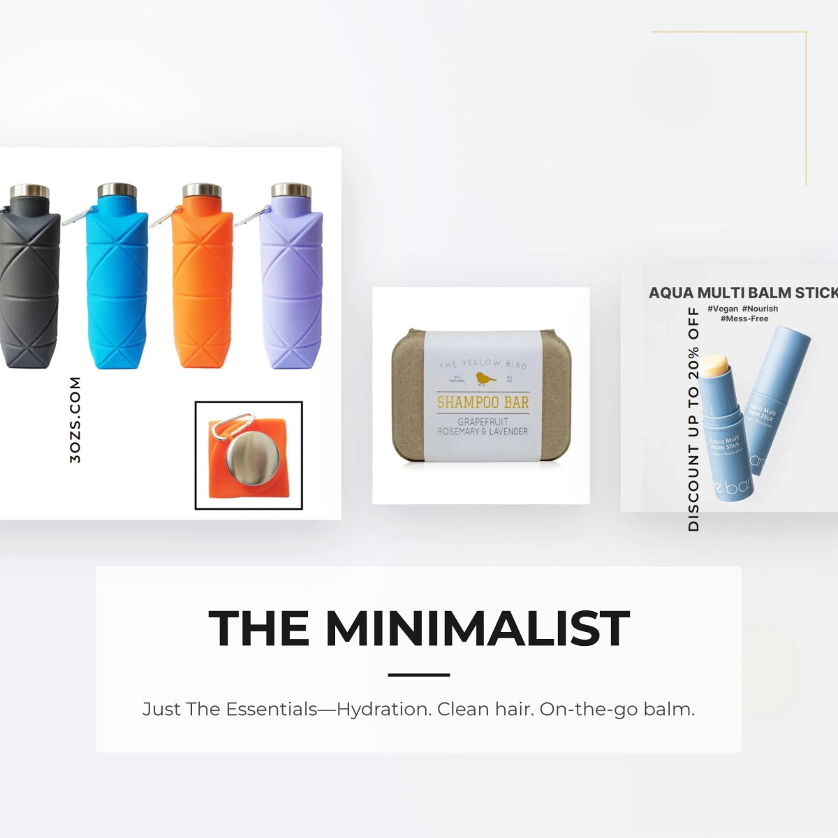 🖤 The Minimalist - 3oz Essentials