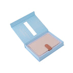 The Passport Wallet in blue packaging, secure travel organizer.