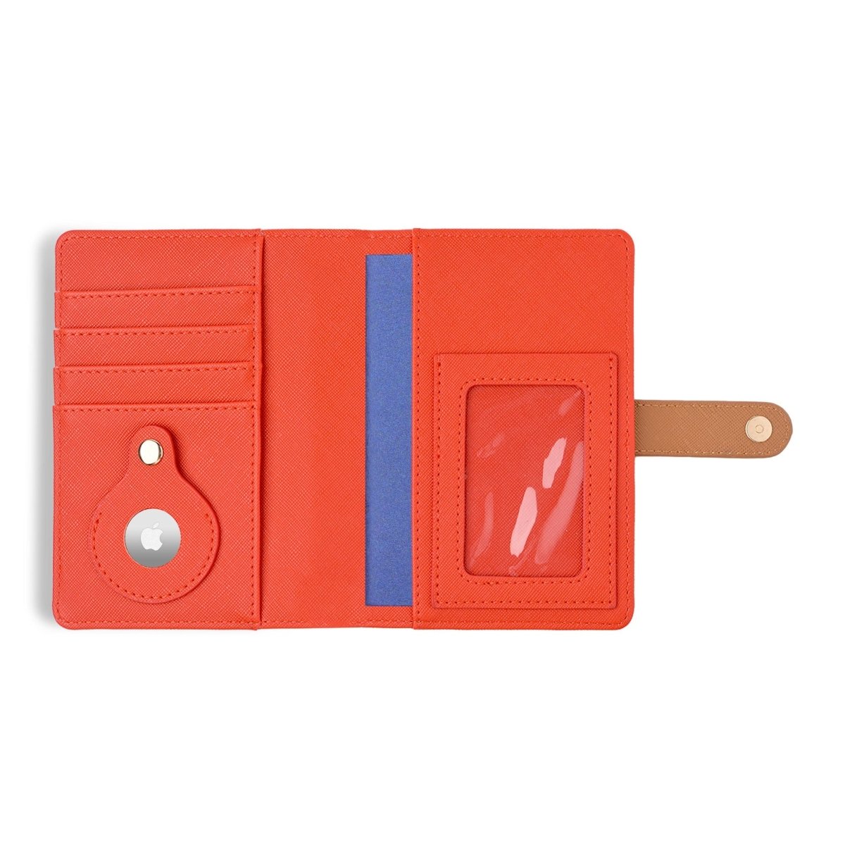 The Passport Wallet in red, travel organizer for documents.