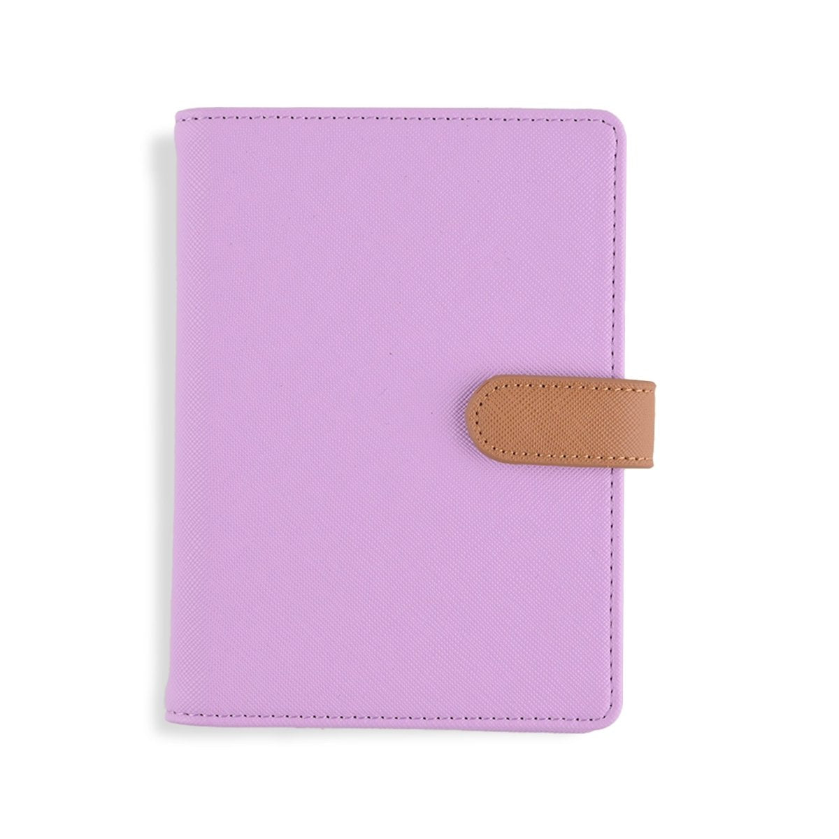 The Passport Wallet in purple design, a travel organizer.