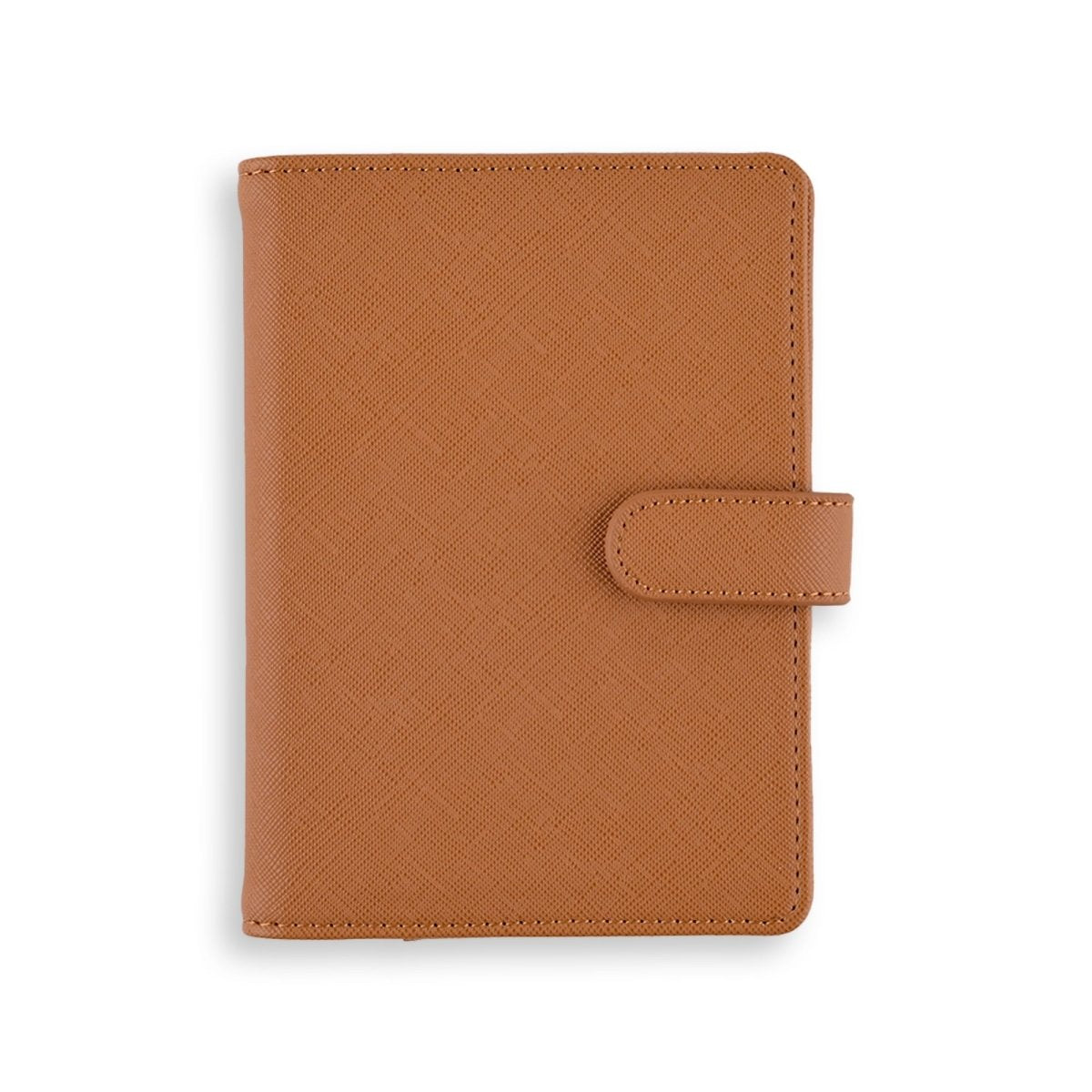 The Passport Wallet in brown, a stylish travel organizer.