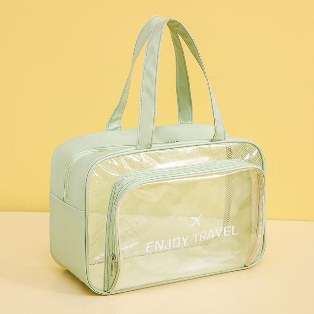 The Shoreline Transparent Wet/Dry Bag for travel size essentials