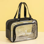 The Shoreline Transparent Wet/Dry Bag for travel size essentials
