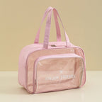 The Shoreline Transparent Wet/Dry Bag for travel size essentials