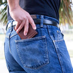 The Waltlet - RFID Secure Minimalist Wallet in back pocket