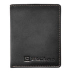 The Waltlet - RFID Secure Minimalist Wallet in black leather.