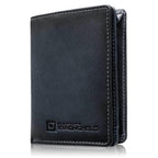 The Waltlet - RFID Secure Minimalist Wallet in black leather