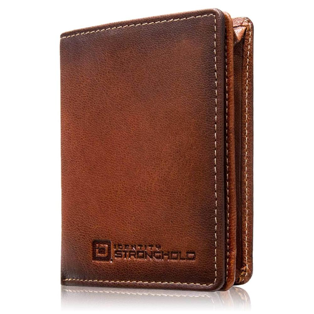 The Waltlet - RFID Secure Minimalist Wallet in brown leather