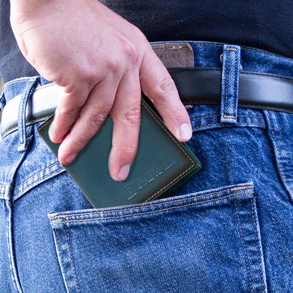 The Waltlet - RFID Secure Minimalist Wallet in back pocket