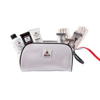 Toiletry Bag with travel size essentials and toiletries