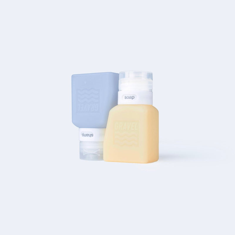 Travel Bottles for Liquids 3oz (Two Pack) TSA approved toiletries