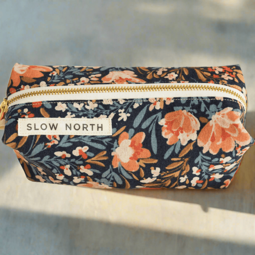 Travel Pouch - Pom Blossom for travel size essentials
