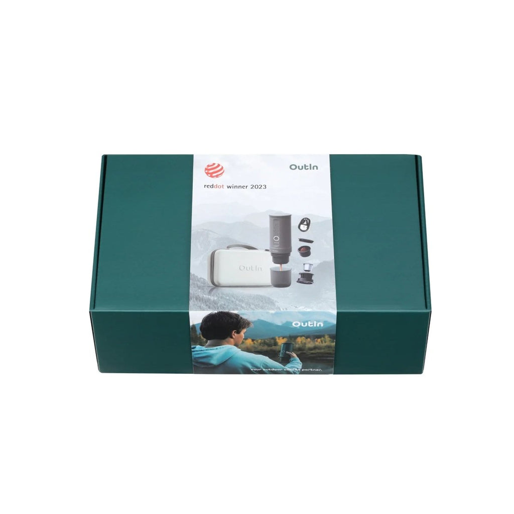 Traveler Espresso Gift Set (Space Grey) packaging with accessories