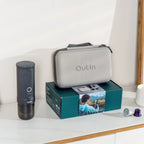Traveler Espresso Gift Set (Space Grey) with portable espresso machine