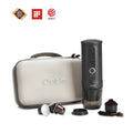 Traveler Espresso Gift Set (Space Grey) in a compact case.
