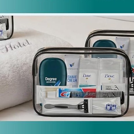 TrekTote 12 - Piece Men’s Premium Travel Hygiene Kit - 3ozs