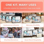 TrekTote 12 - Piece Women’s Premium Travel Hygiene Kit - 3ozs