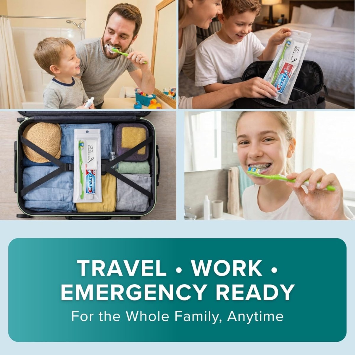 TrekTote Bulk Travel Oral Care Kit - 3ozs