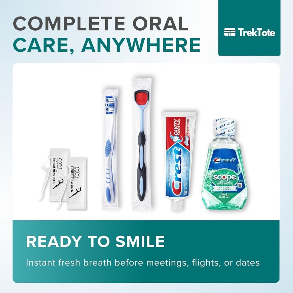 TrekTote Complete Travel Dental Kit - 3ozs