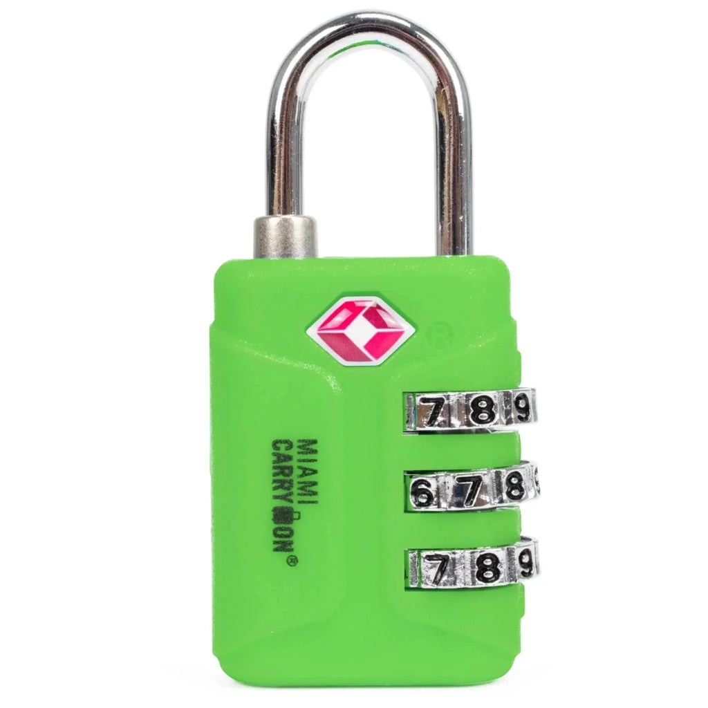 TSA Approved Combination Padlock for travel security essentials