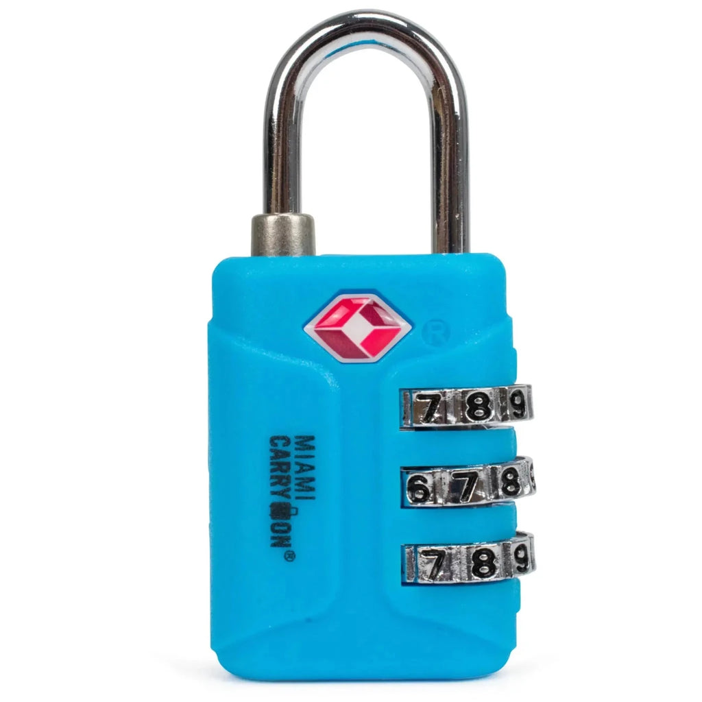 TSA Approved Combination Padlock for secure travel essentials