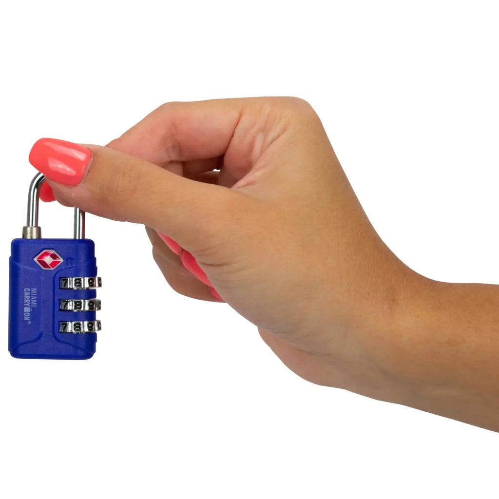 TSA Approved Combination Padlock for travel size essentials