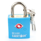 TSA Approved Keyed Padlock for travel size essentials