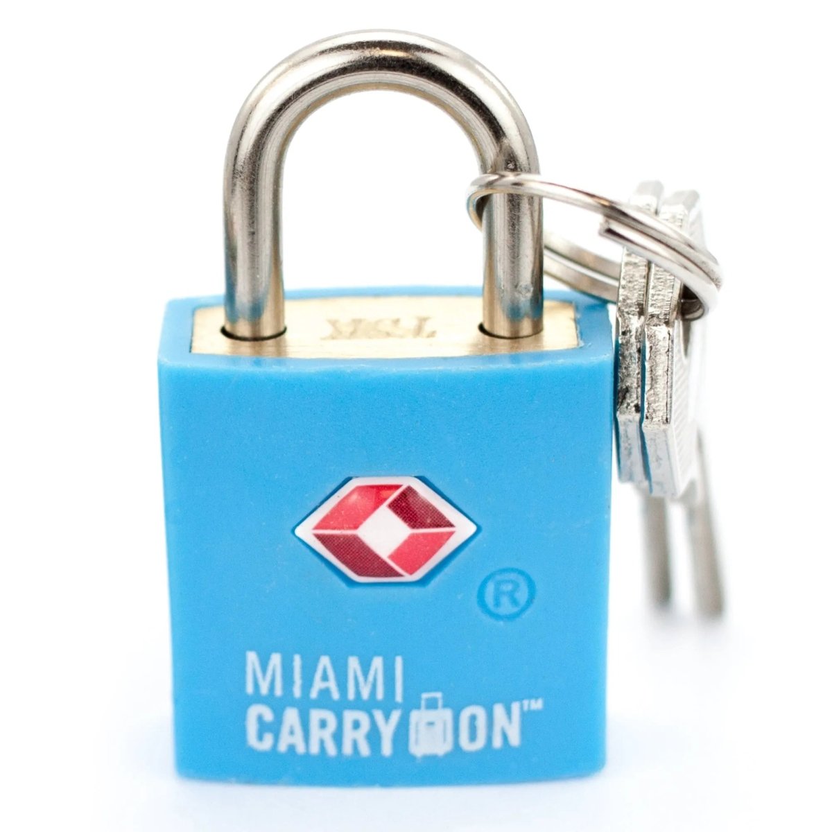 TSA Approved Keyed Padlock for travel size essentials