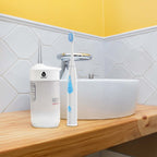 Ultimate Smile Care Travel Duo: Triple - Head Brush & Collapsible Flosser - 3ozs