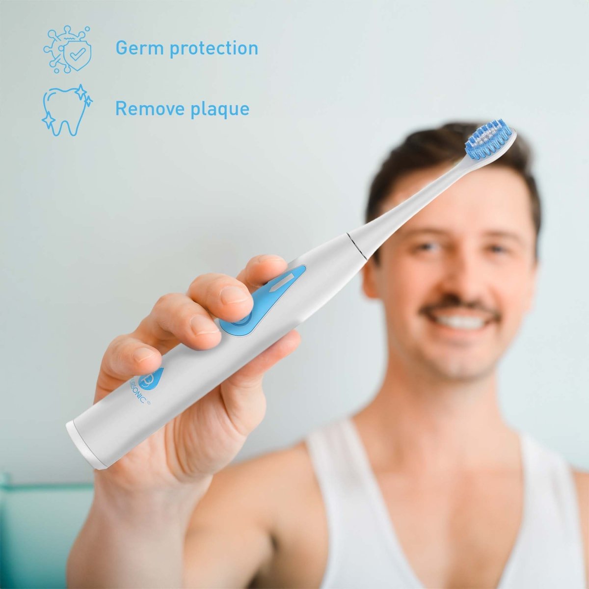 Ultimate Smile Care Travel Duo: Triple - Head Brush & Collapsible Flosser - 3ozs