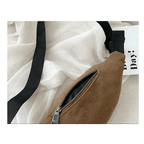 Unisex Canvas Waterproof Crossbody Waist Bag - 3ozs