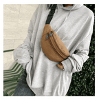 Unisex Canvas Waterproof Crossbody Waist Bag - 3ozs