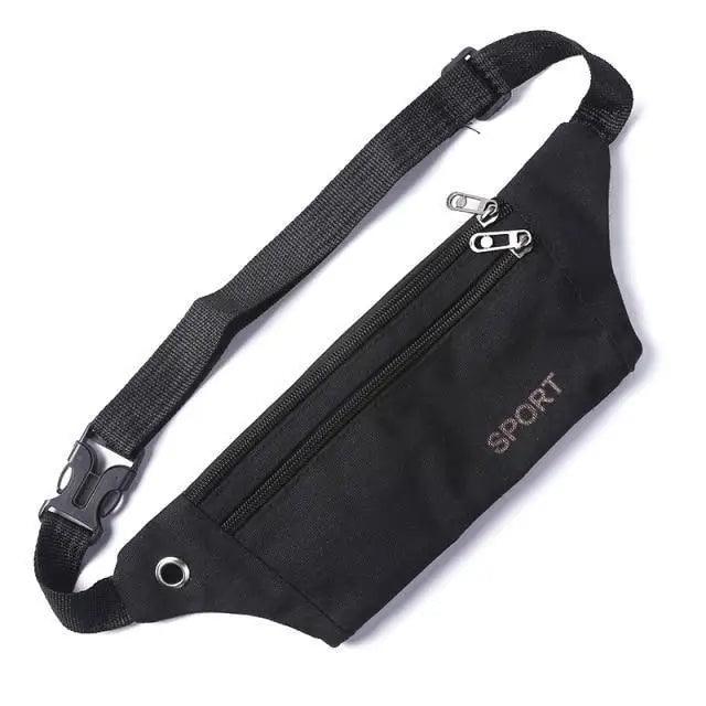 Unisex Canvas Waterproof Crossbody Waist Bag - 3ozs