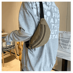 Unisex Canvas Waterproof Crossbody Waist Bag - 3ozs