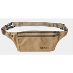 Unisex Canvas Waterproof Crossbody Waist Bag - 3ozs