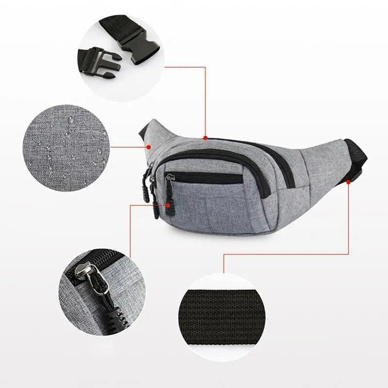 Unisex Heavy-Duty Nylon Chest & Waist Travel Sling - 3ozs