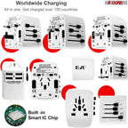 Universal Travel Adapter (3 - Pack) - 3ozs