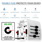 Universal Travel Adapter (3 - Pack) - 3ozs