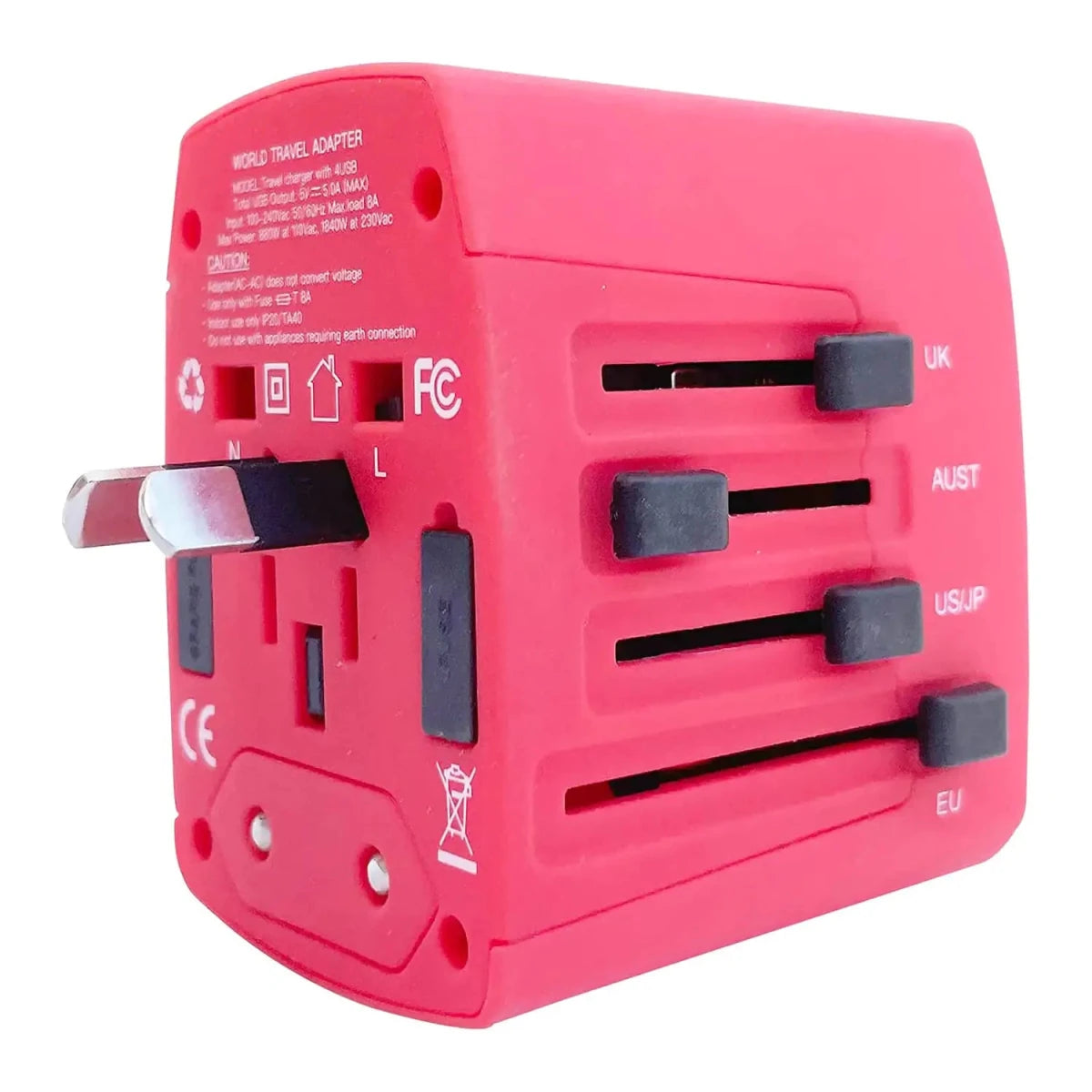 Universal Travel Adapter (3 - Pack) - 3ozs