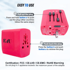 Universal Travel Adapter (3 - Pack) - 3ozs