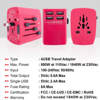 Universal Travel Adapter (3 - Pack) - 3ozs