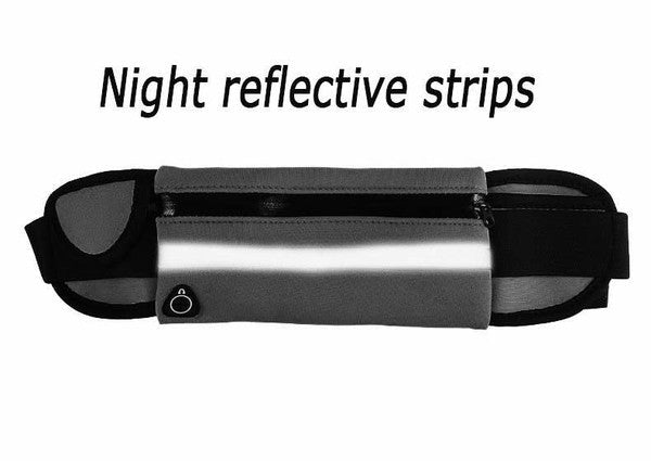 Velocity Water-Resistant Running Belt with night reflective strips
