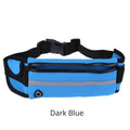 Velocity Water-Resistant Running Belt in dark blue color