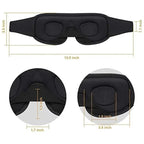 Vintage - Style 3D Sleep Mask | Breathable Cotton Blackout - 3ozs