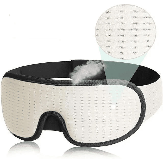 Vintage - Style 3D Sleep Mask | Breathable Cotton Blackout - 3ozs