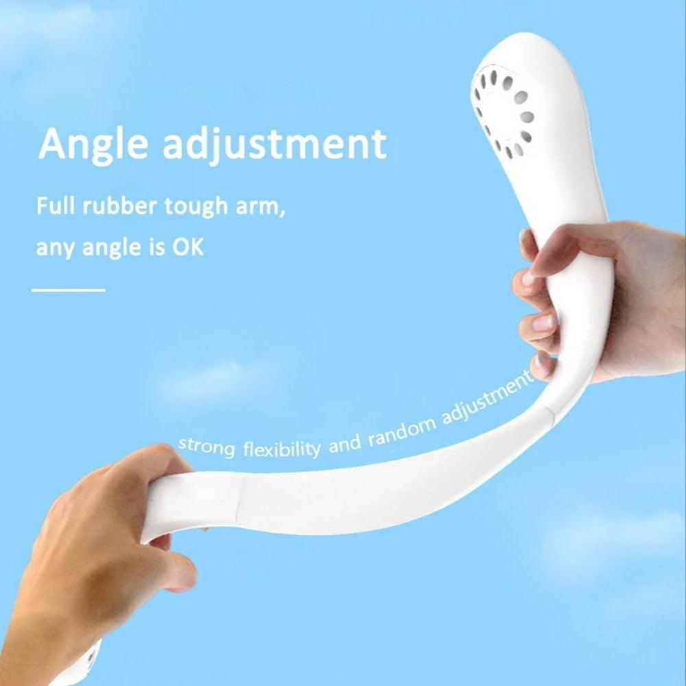 Wearable Bladeless Turbo Neck Fan (3-Speed) - 3ozs