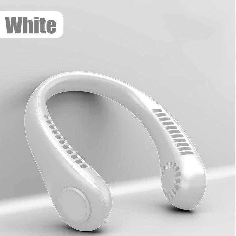 Wearable Bladeless Turbo Neck Fan (3-Speed) - 3ozs