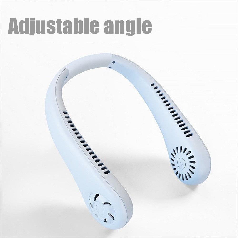 Wearable Bladeless Turbo Neck Fan (3-Speed) - 3ozs