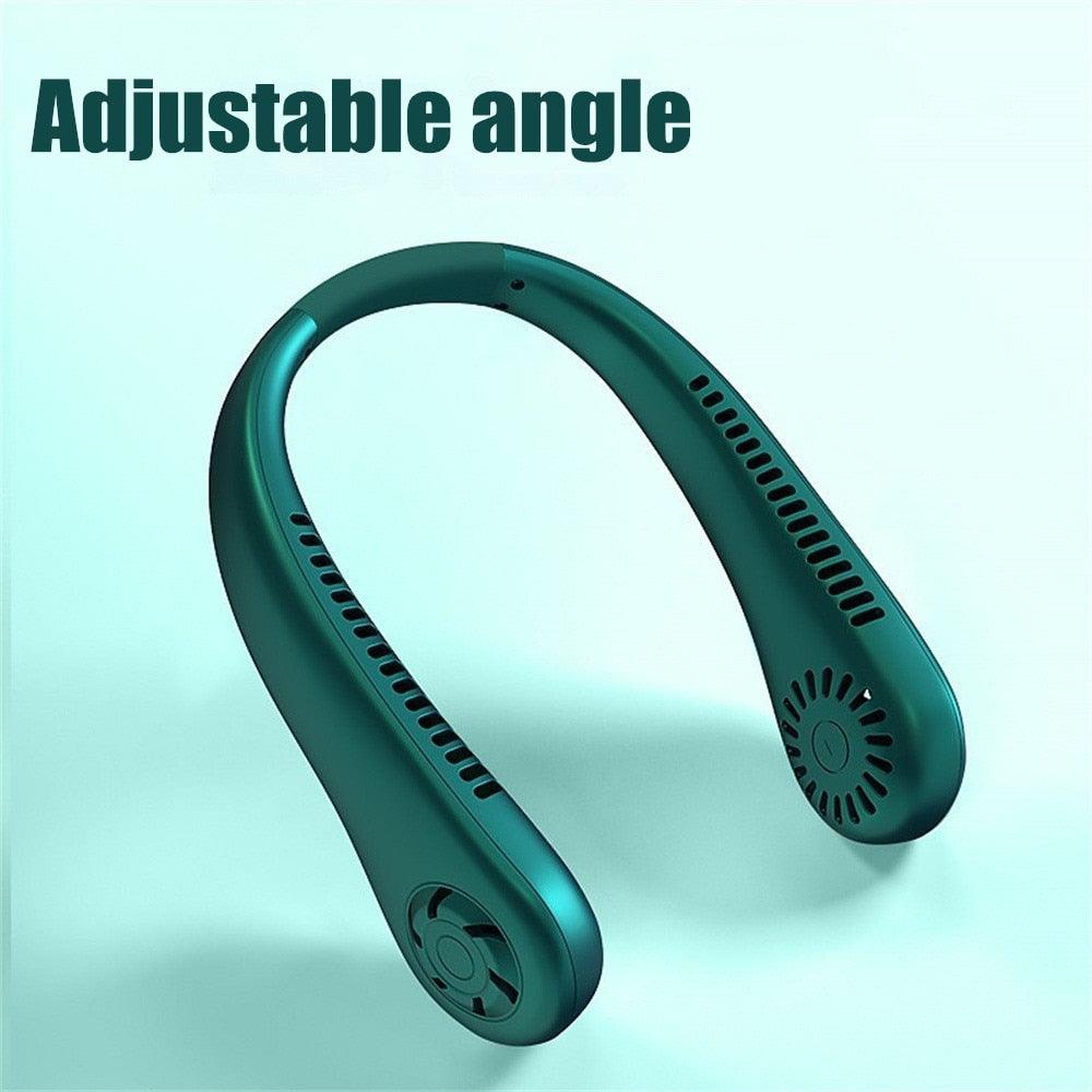 Wearable Bladeless Turbo Neck Fan (3-Speed) - 3ozs